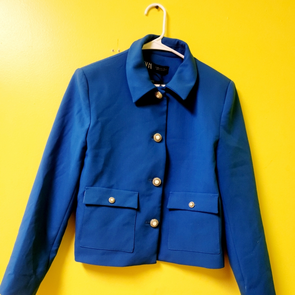 ZARA jewel  button jacket